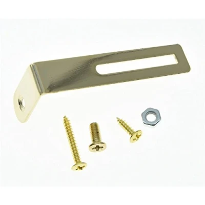 Image of KAISH Gold LP Pickguard Bracket Scratch Plate with Screws for Les Paul