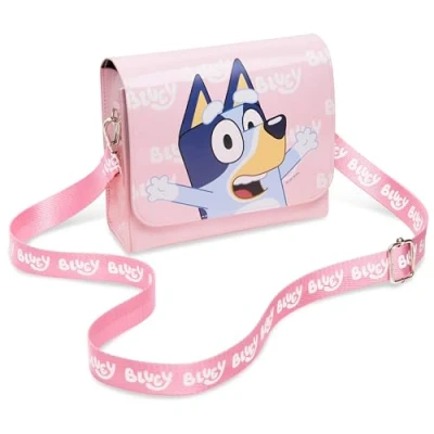 Image of Bluey Girls Handbag Cute Shoulder Bag for Kids, Adjustable Strap Gifts