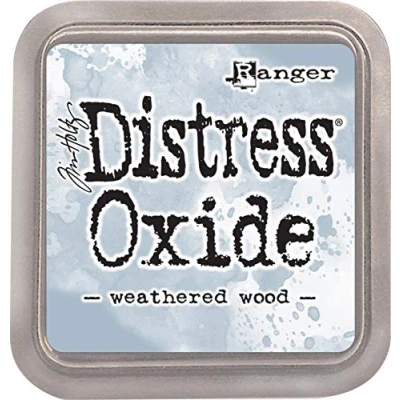 Image of Ranger TDO 56331 Tim Holtz Distress Oxide Ink Pad Weathered Wood, Blue, Medium