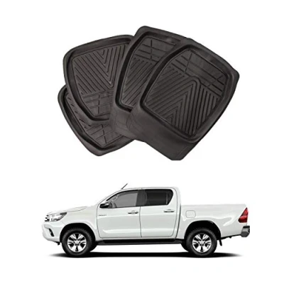 Image of Xtremeauto Hilux Deep Tray Rubber Floor Foot Mats Heavy Duty Mud Set of 4