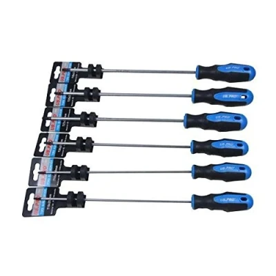 Image of US PRO 6PC Extra Long Star TORX Screwdrivers B1521