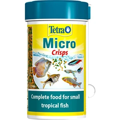 Image of Tetra Micro Crisps Complete Fish Food For Small Tropical Fish, 100 ml