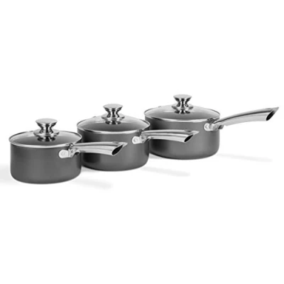 Image of Morphy Richards Accents 3 Piece Pan Set Titanium