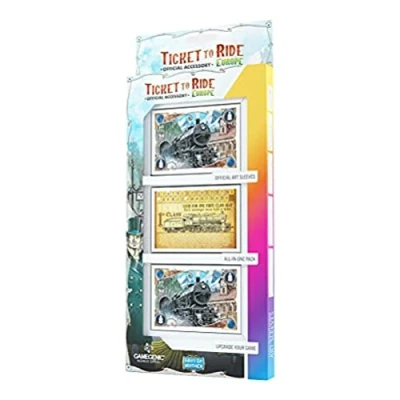 Image of Gamegenic GGS15003 Ticket to Ride Europe Art Sleeves (168 Sleeves)