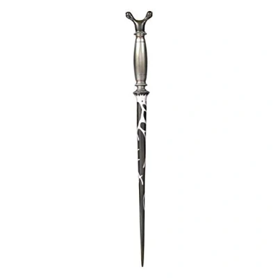 Image of The Noble Collection Professor Horace Slughorn Character Wand 13.7in (35cm) Harry Potter With Name Tag Film Set Movie Props Wands