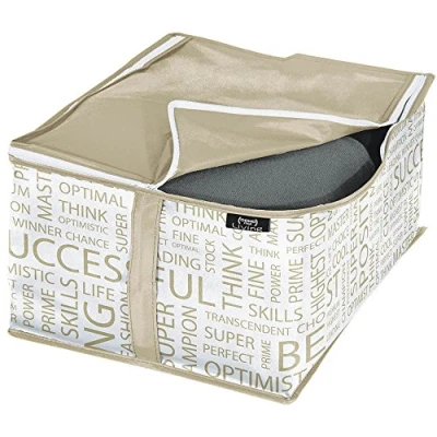 Image of Domopak Under Bed Storage 30x40x20cm in brown/grey, Polyester, 30 x 40 20 cm