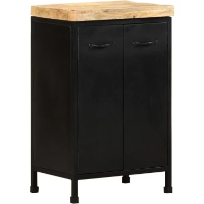 Image of vidaXL Sideboard 47x35x76 cm Rough Mango Wood