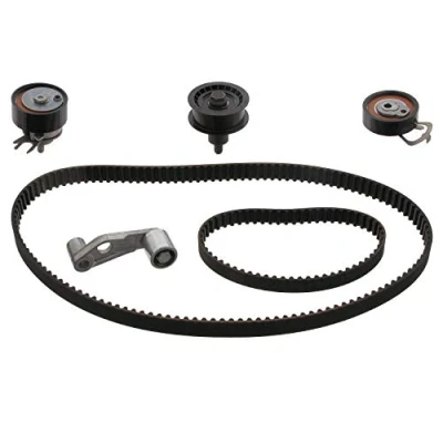 Image of 036198119E, 36198119E Timing belt kit FEBI BILSTEIN 21772 130, 58 for camshaft, crankshaft with rounded tooth profile