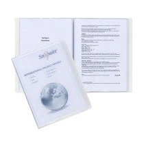 Image of Snopake A5 Presentation Premium Display Folder Clear Book 20 Pocket