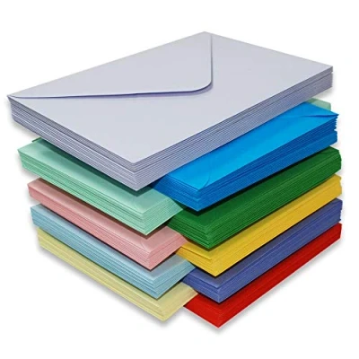 Image of Craft UK 2281 150 C5 envelopes in Assorted colours, Brights &amp; Pastels