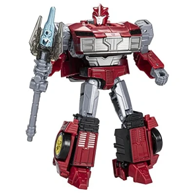 Image of Transformers Toys Generations Legacy Deluxe Prime Universe Knock Out Action Figure 8 and Up, 5.5 inch, Multicolour (F3031)