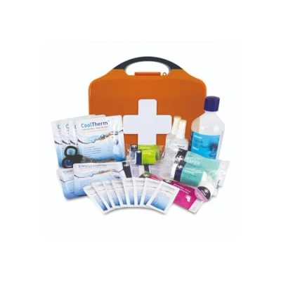 Image of Reliance Medical 3350 First Aid Kit for Burns, 27 cm x 29.5 10 cm, Orange