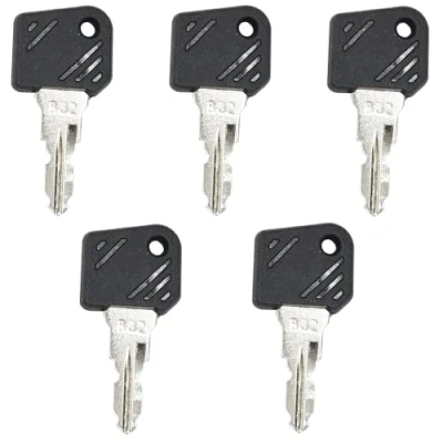 Image of Generic Ignition Switch Key, 5 Pcs Replacement for Linde E16 L12 Forklift, Model 802, High Performance, Long Service Life