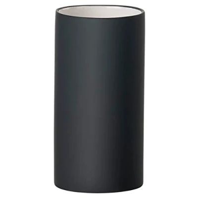 Image of Zone Denmark Solo Porcelain Toothbrush Mug, Black, 12.2 cm