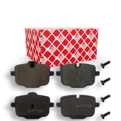 Image of febi bilstein 16812 Brake Pad Set with bolts, 1 unit