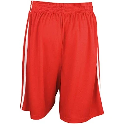 Image of Spiro Men&#039;s Basketball quick dry shorts, 4XL, Red/ White
