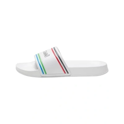Image of hummel Unisex Pool Slide Retro Sandal, White, 5 UK