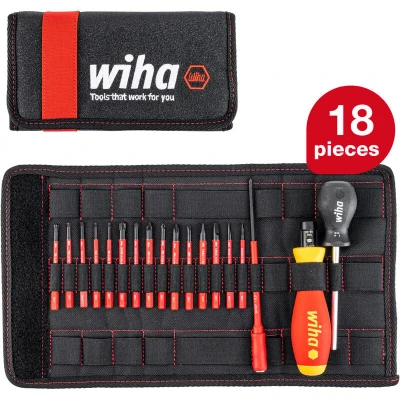 Image of Wiha 2872T18 TorqueVario S Electric 0,8 5,0 Nm, Red Yellow
