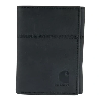 Image of Carhartt Men&#039;s Legacy Trifold Wallet, Black, One Size