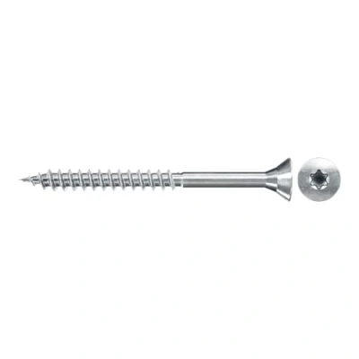Image of fischer Chipboard Screws 6.0 x 200 Countersunk Head Blue Galvanised Partial Thread Inner