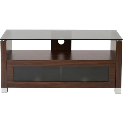 Image of TTAP Elegance 1250 ELECAB WAL mm TV Stand  Grey &amp; Walnut, Silver/Grey,Brown