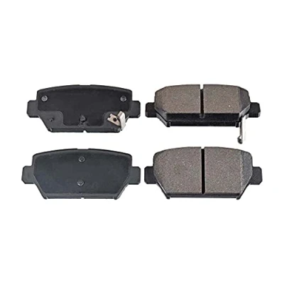 Image of 4605B997, 4605C012 Brake pad set BLUE PRINT ADC44289 Rear Axle with acoustic wear warning MITSUBISHI: Eclipse Cross