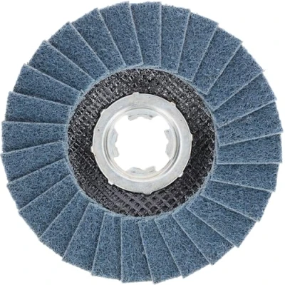 Image of Bosch Accessories Professional 1 X Expert N475 SCM Lock Flap Disc (for Finishing Metal Surfaces, Diameter 115 mm, Very Fine, Angle Grinder Accessory)