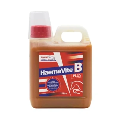 Image of Equine Products Haemavite B Plus Horse Supplement, 1 Litre. Iron &amp; Vitamin Tonic For Energy And Recuperation