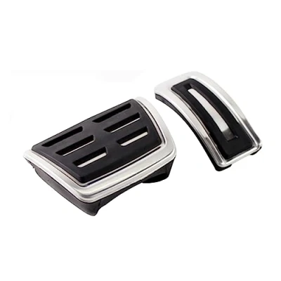 Image of Auto Vehicle Pedal For Skoda Karoq 2017 2018 2019 2020 2021 2022 2023 Car Fuel Brake Pedals Cover Accessories Styling Parts Foot Pedals(AT 2pcs)