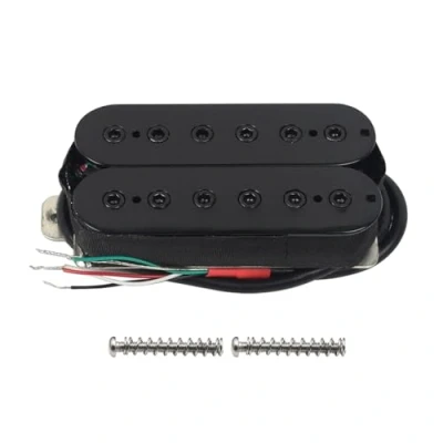 Image of FLEOR Alnico 5 Electric Guitar Neck Pickup Double Coil Humbucker Pickups Black
