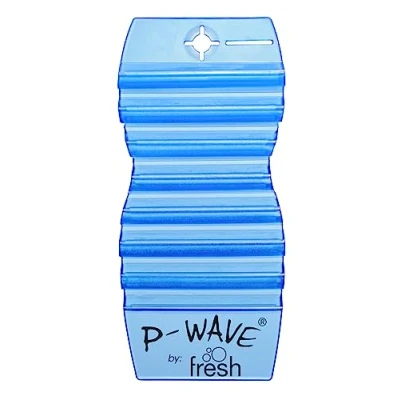 Image of P wave Air Freshener For Home, Eco Hang Tag, 12 Pack, Recyclable, Highly Fragranced Odour Eliminator Bathroom, Toilet, Office, Car, Cupboard, Bin, Wardrobe No Batteries Needed, Cotton Blossom