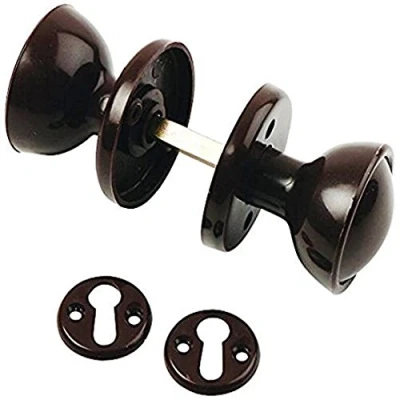 Image of 2X Durable 60mm Door Knob Sets Ideal for Sheds, Gates &amp; Garages