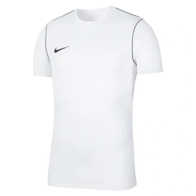 Image of NIKE Mens Dri fit T Shirt, White/Black/Black, L EU