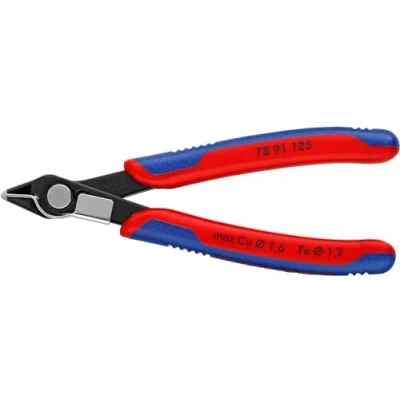 Image of Knipex Electronic Super Knips® burnished, with multi component grips 125 mm 78 91