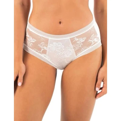 Image of Fantasie Women&#039;s Fusion Lace Brief Bikini Style Underwear, White, S