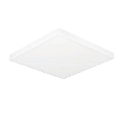 Image of Eglo LED Ceiling Light Fitting Fueva 6, Square lamp, Flush Fixture, White Plastic, Lighting Warm Cold White, 39x39 cm