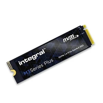 Image of Integral 1TB M3+ SSD NVME M.2 2280 PCIe Gen4x4 R 5000MB/s W 4500MB/s TLC M2 Solid State Drive