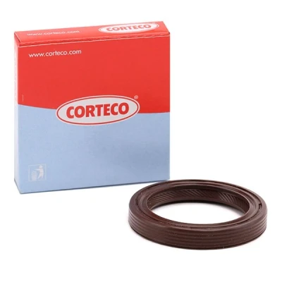 Image of 3648560M1 Crankshaft Seal CORTECO 12013859B frontal sided FPM (fluoride rubber) VOLVO: 940 I Estate, 240 Saloon, ROVER: 200 Hatchback