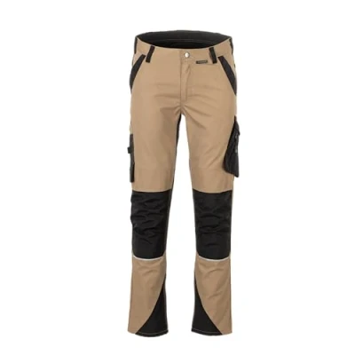 Image of Planam 6403058 Norit men&#039;s trousers, sand/black, size 58