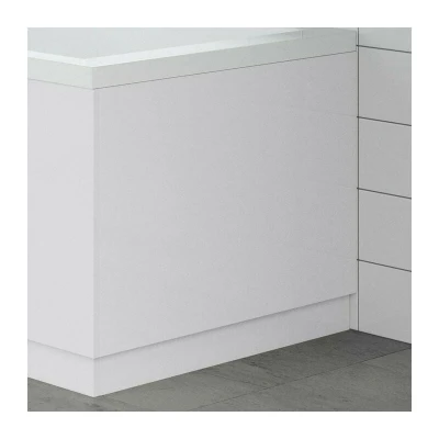 Image of Artis White Gloss MDF Bath End Panel 800mm