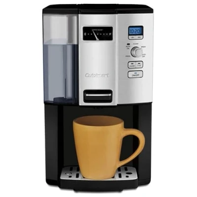 Image of Cuisinart DCC 3000P1 12 Cup Programmable Coffee Maker Coffeemaker, Metal, Plastic, Electronic, Black