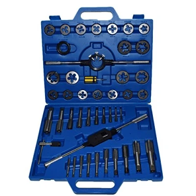 Image of 45pc Imperial AF UNF UNC Tap and Die Set Tungsten Steel Dies 1/4&quot; 1&quot;