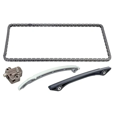 Image of febi bilstein 108225 Timing chain Kit for camshaft, with guide rails and tensioner , 1 piece