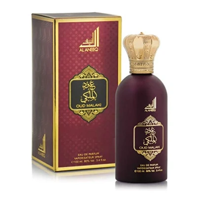 Image of Oud Malaki Arabic Perfume for Men Eau de Parfum Spray Cologne Man by Al Aneeq (100ml)
