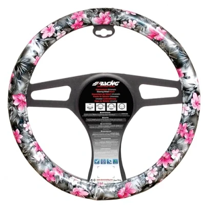 Image of Simoni Racing CVT/36 Flowers Steering Wheel Cover