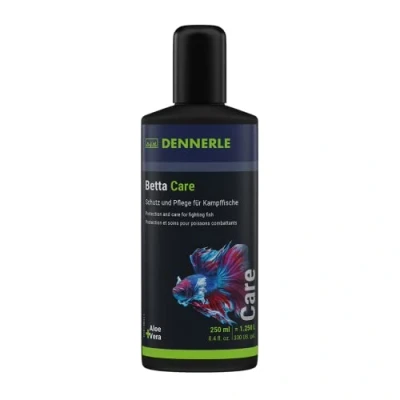 Image of Dennerle Betta Care 250 ml and Well being for Fish with Aloe Vera Medicinal Herb Extracts