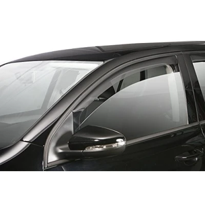 Image of ClimAir CLI0033699 Front Wind Deflectors 2 Pieces Smoked Perspex 4 5 Door, Smoke