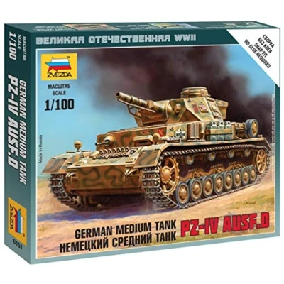 Image of Zvezda Z6151 Model Building Armoured Combat IV Ausf D Scale 1:100