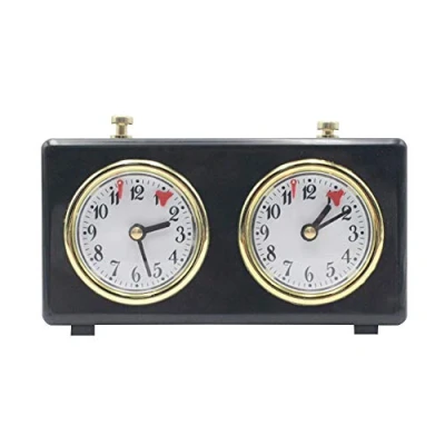 Image of KANUBI Chess Clock, Professional Mechanical Stopwatch, Timer, Countdown Clock Wooden Portable