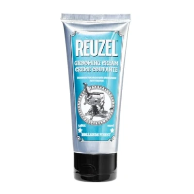 Image of Reuzel Grooming Hair Cream for Men Subtle, Sugary Rum Fragrance Low Shine Finish Contains Moisturizing Properties No Buildup Natural, Pliable Hold Suitable All Types 100 ml